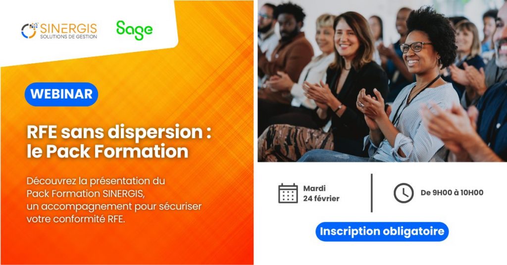 Rejoignez SINERGIS et Sage pour un webinaire spécial sur le RFE sans dispersion - explorez l'essentiel de la formation RFE. Consultez les détails de l'événement et voyez l'excitation dans notre photo du séminaire !.